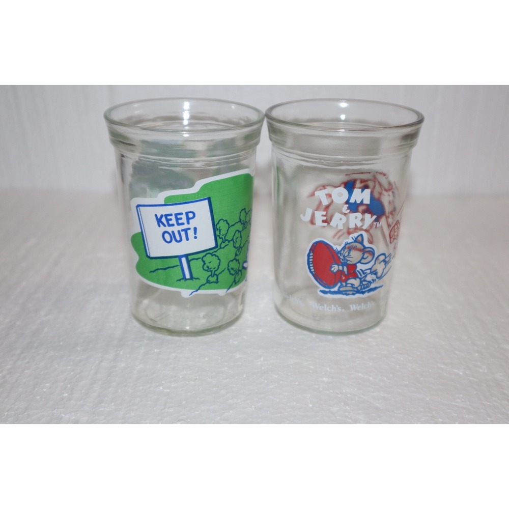 Welch's  Glass Keep Out!/Tom n Jerry Series‎ Collectors Vintage 1994